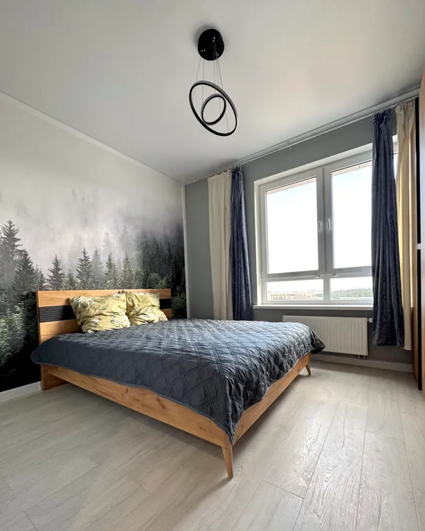 Уютная двушка на 12 этаже с видом на озеро