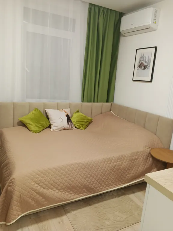 Уютная студия с комфортной кроватью