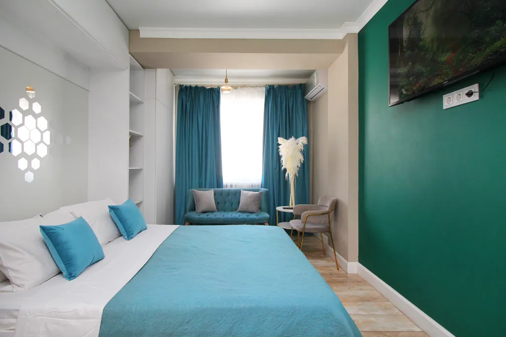 Уютная квартира с видом на горы и Коктобе