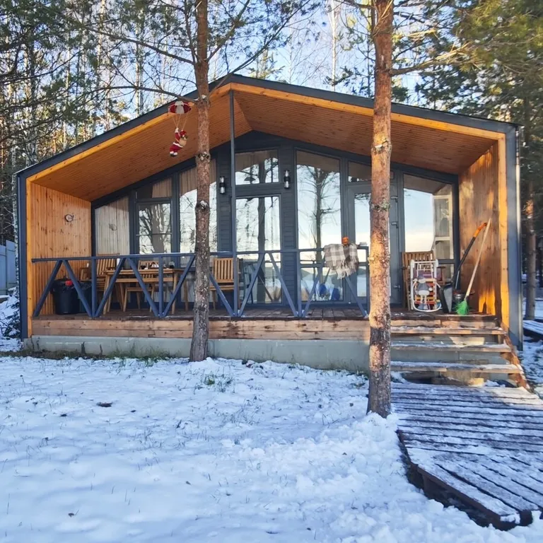 Коттедж Новый дом на озере Селигер в деревне Заполёк — аренда посуточно в Осташков (Селигер)