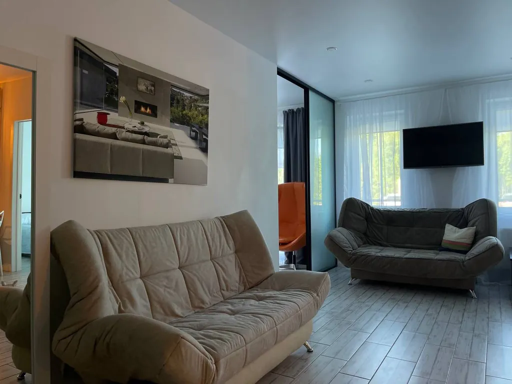 Уютный апартамент с большой террасой и видом на лес