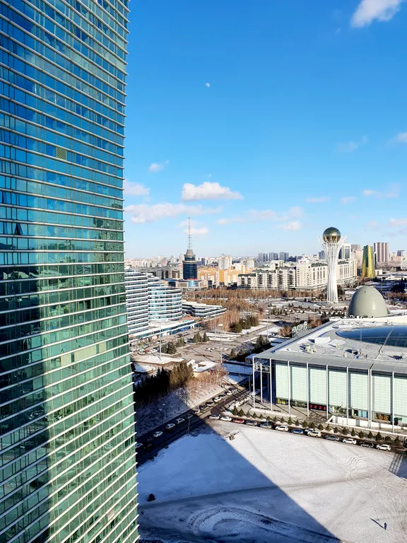 Уютная квартира в самом центре Астаны с видом на город