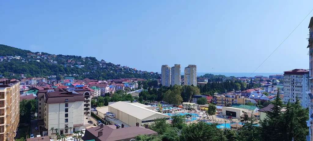 Уютная квартира в центре с видом на море