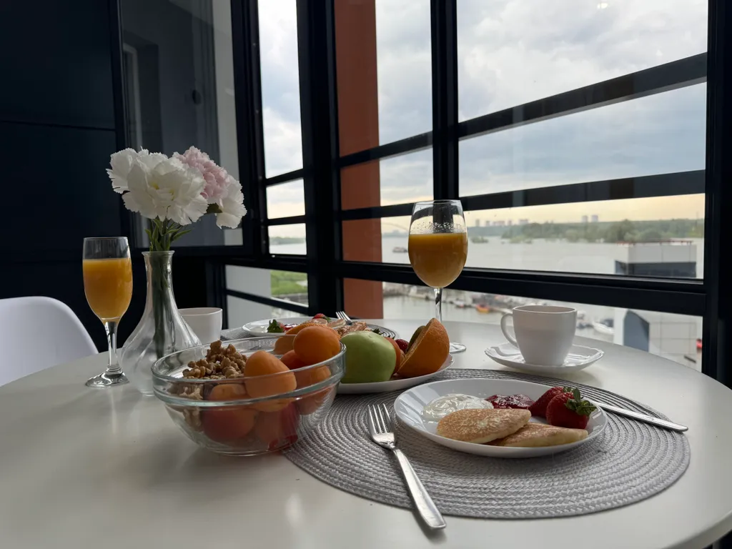 Квартира Апартаменты с шикарным видом на реку — Новосибирск