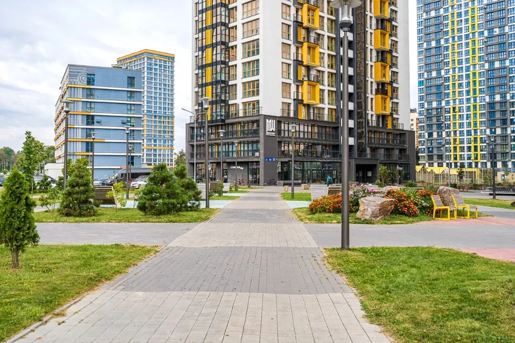 Квартира Квартира Апартамент Stylish в новом жилом комплексе Minsk World — Минск