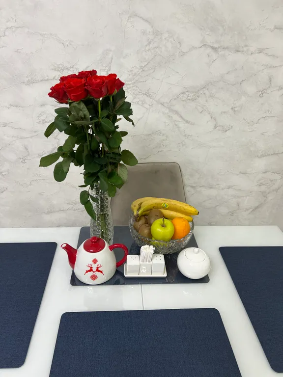 Уютная квартира в центре города с видом на горы