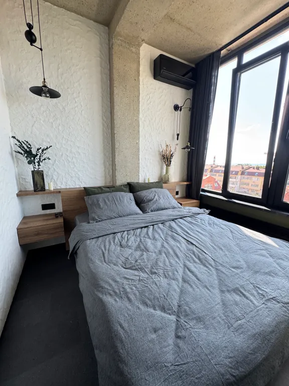 Квартира Большая 1к квартира в стиле эко-лофт, с панорамным видом на море — Геленджик