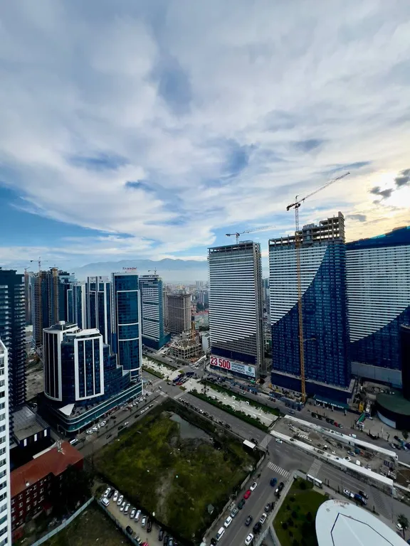 Alliance Palace, вид на закат, море и поющие фонтаны