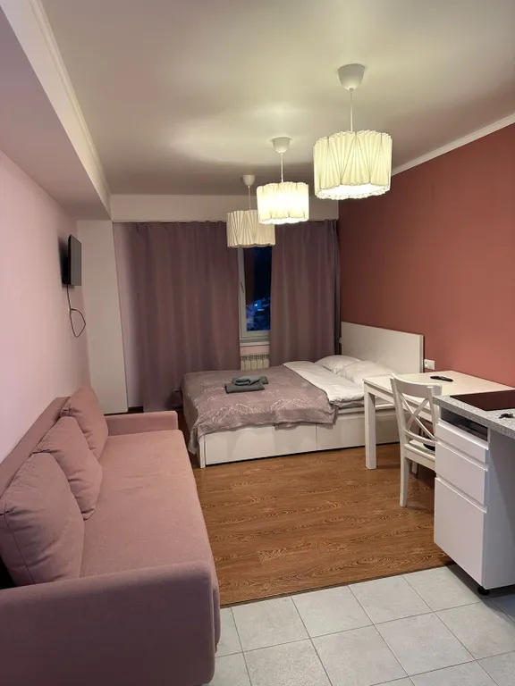 Уютная студия в самом сердце Домбая с видом на горы