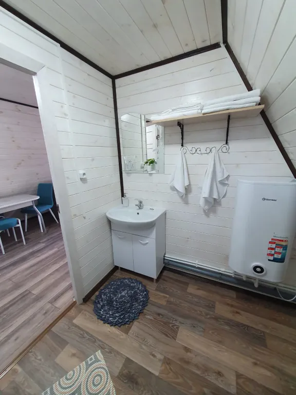 А-фрейм с купелью фурако