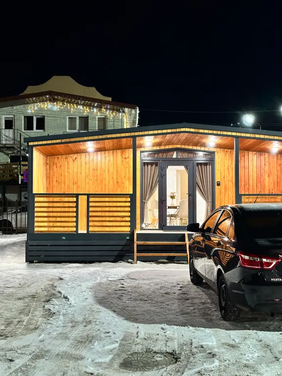 Уютный дом (кухня-гостиная) с двумя спальнями