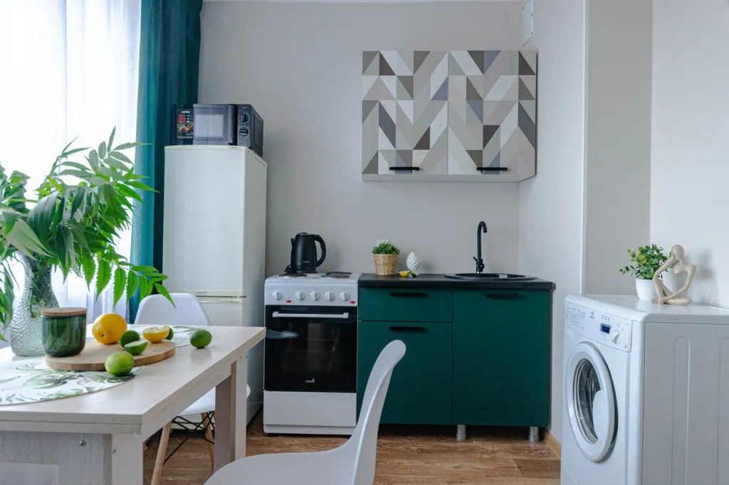 Квартира комфорт-класса Зелёный сканди