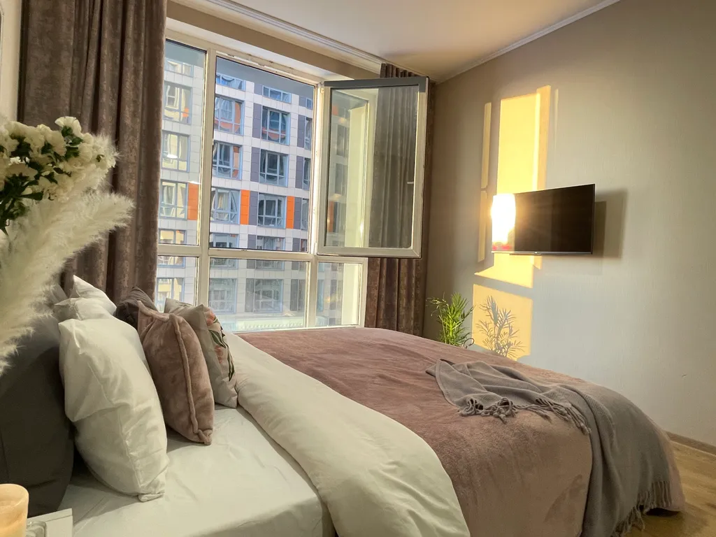 Квартира Новые апартаменты близ метро — аренда посуточно в Парголово