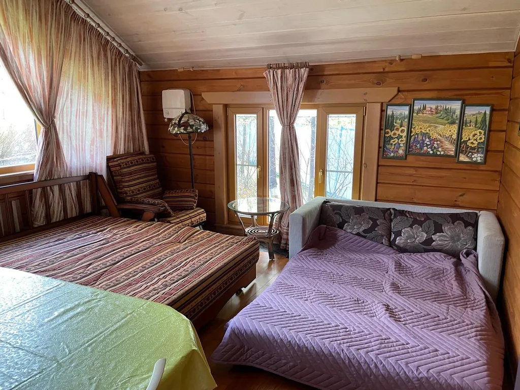 Коттедж Дом с русской баней на дровах в тихом уютном месте — Лупаново