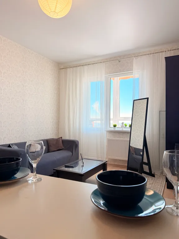 Уютная студия с дизайнерским ремонтом