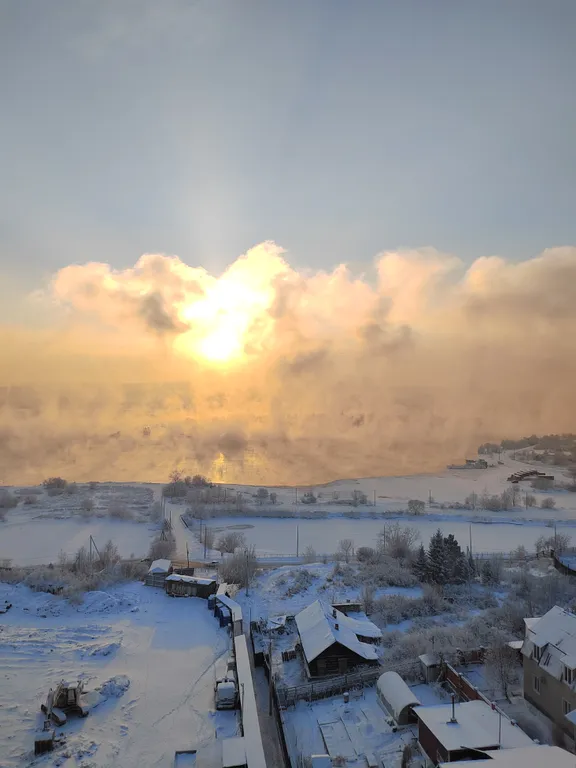 Квартира с панорамным видом на ангару