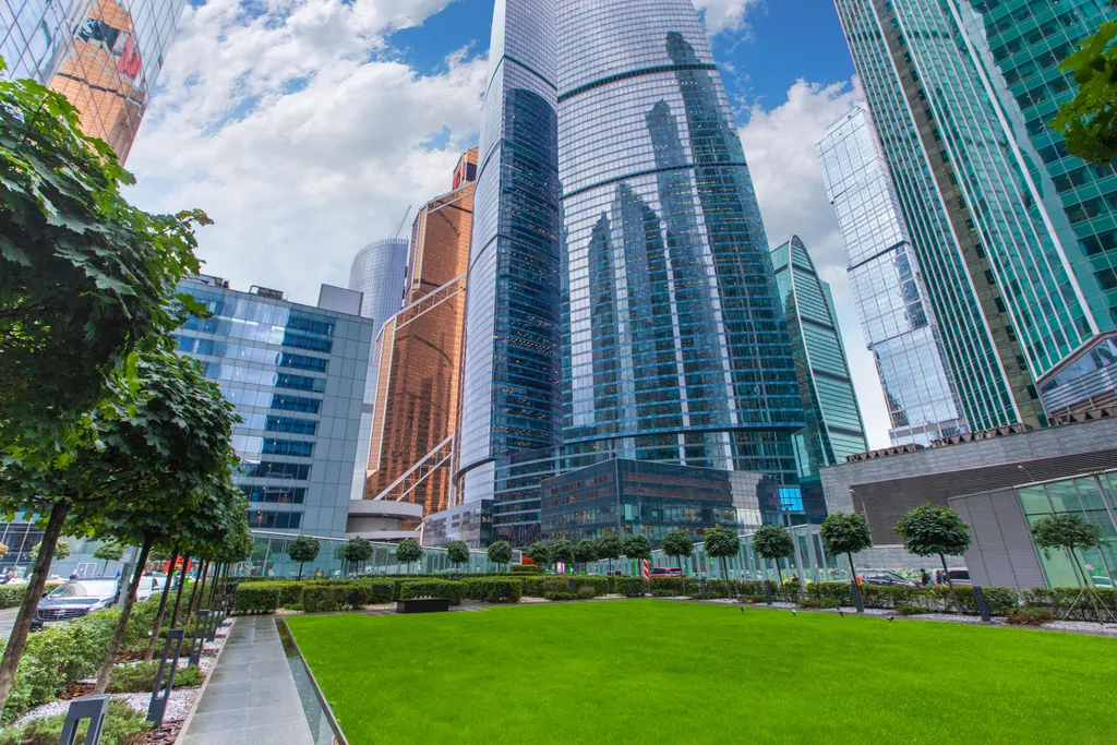 Квартира Квартира Уютная студия на 35 этаже Москва-сити — Москва
