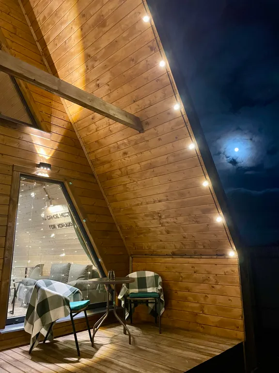 Коттедж Дом шалаш с баней — Санкт-Петербург