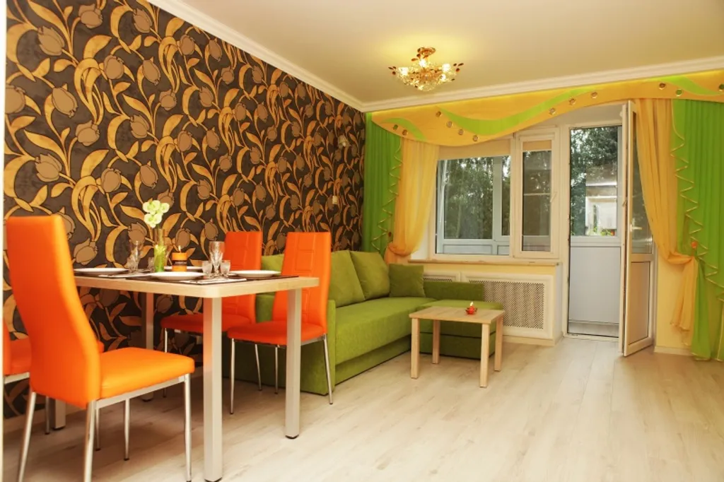 Квартира с видом на зеленый сквер