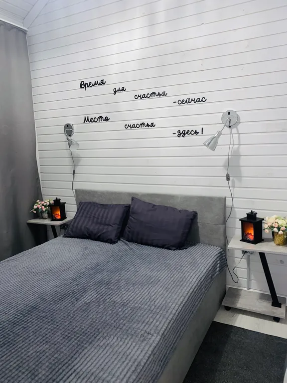 Дом 60m2 — чан, кухня, панорамные окна