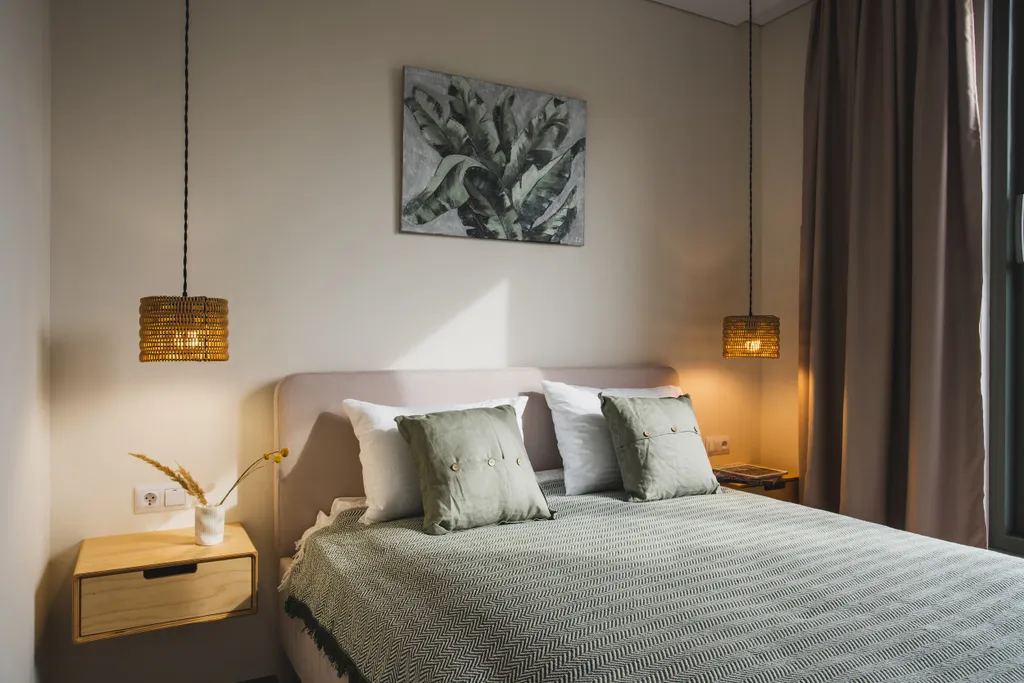 1-комнатные апартаменты с видом на горы и бассейном