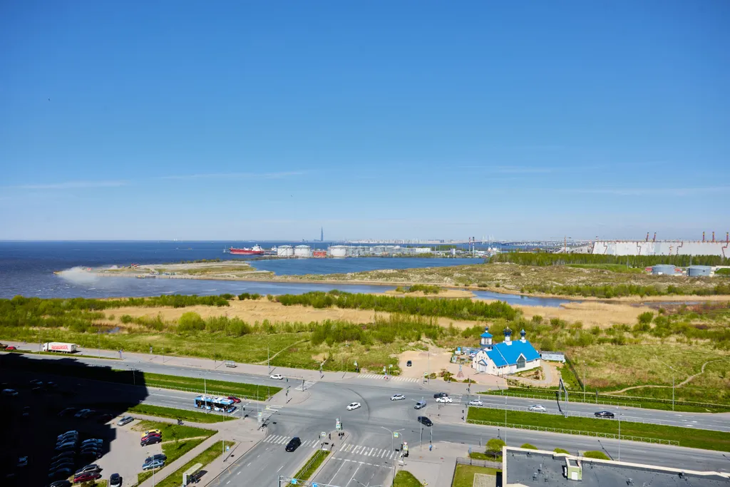 Квартира Трехкомнатная квартира Ривьера с видом на Гавань — Санкт-Петербург