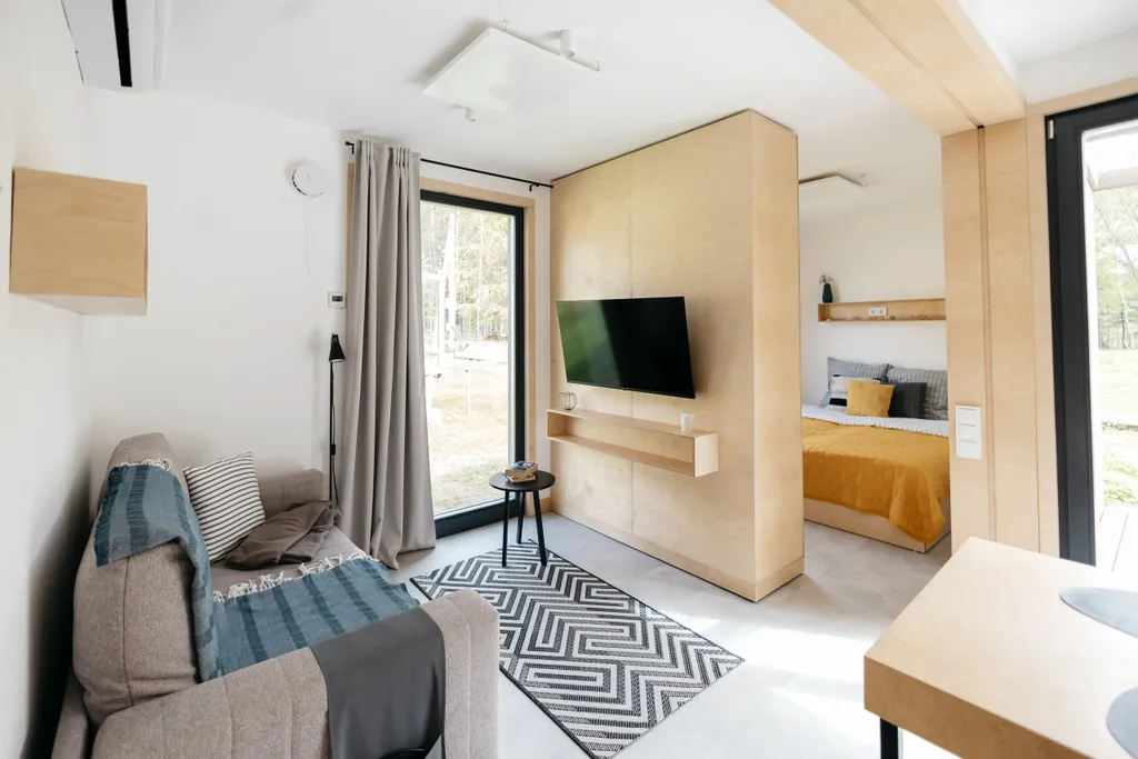 Коттедж Уютный дом Японская куница с панорамными окнами с видом на лес — аренда посуточно в Печоры