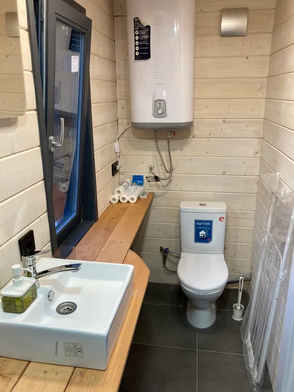 Коттедж Коттедж Новый барнхаус с баней — Манюхино