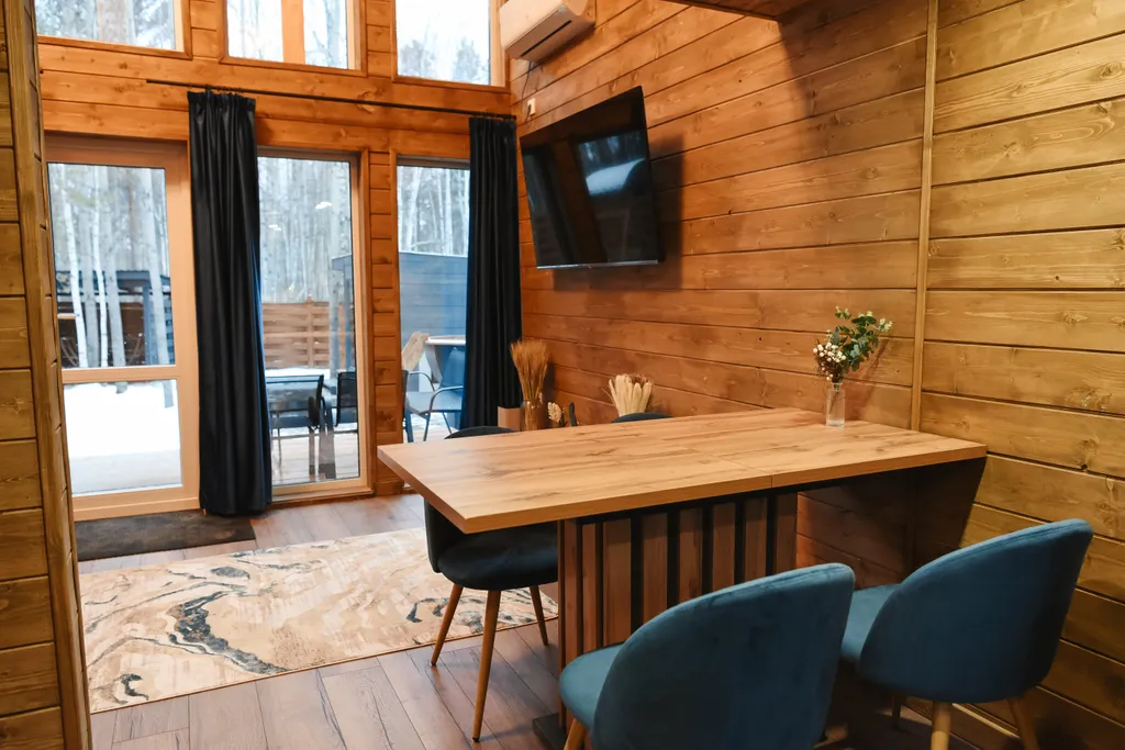 Синий домик