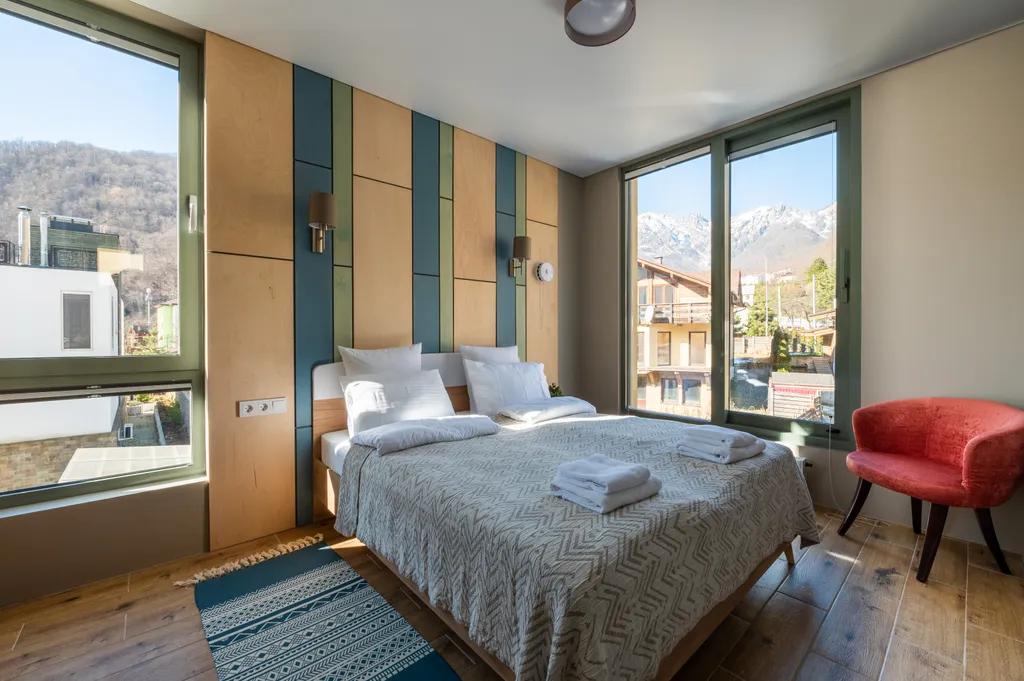 Апартаменты в Куб-терра, Голубой лён