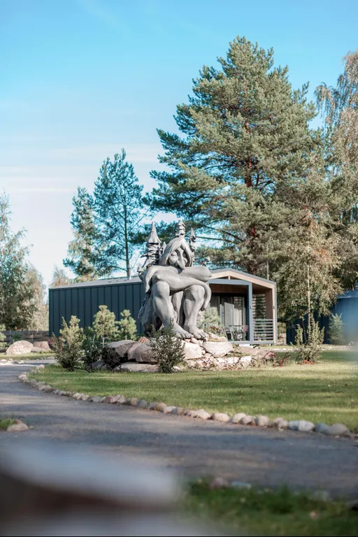 Коттедж Коттедж в стиле Барнхаус в аутентичном лесу — Петяярви