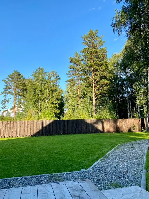 Дом-шале с печью-камином