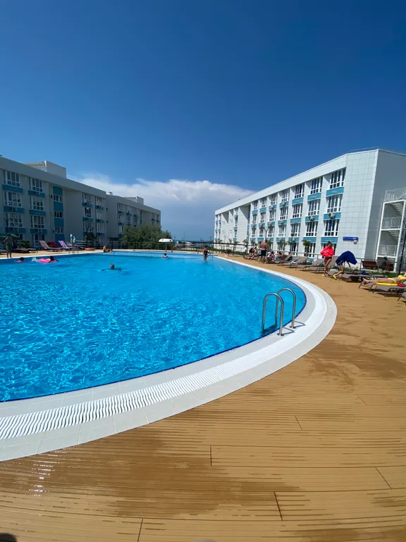 Апартамент с видом на море в комплексе Лагуна