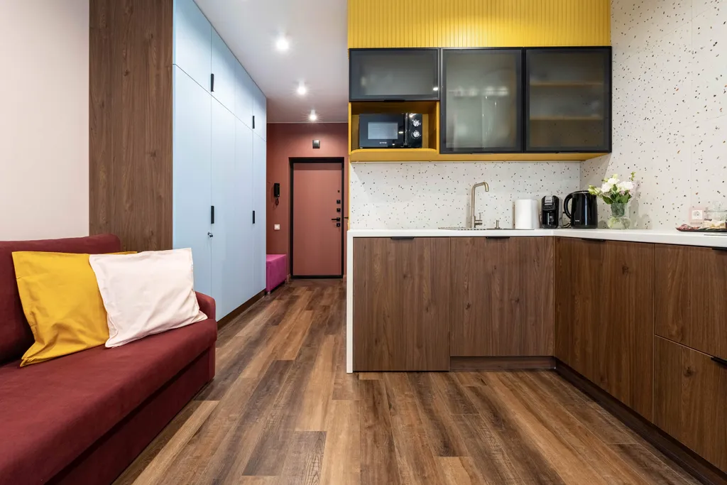 Квартира Квартира Стильная Верхнеозерная студия — Калининград