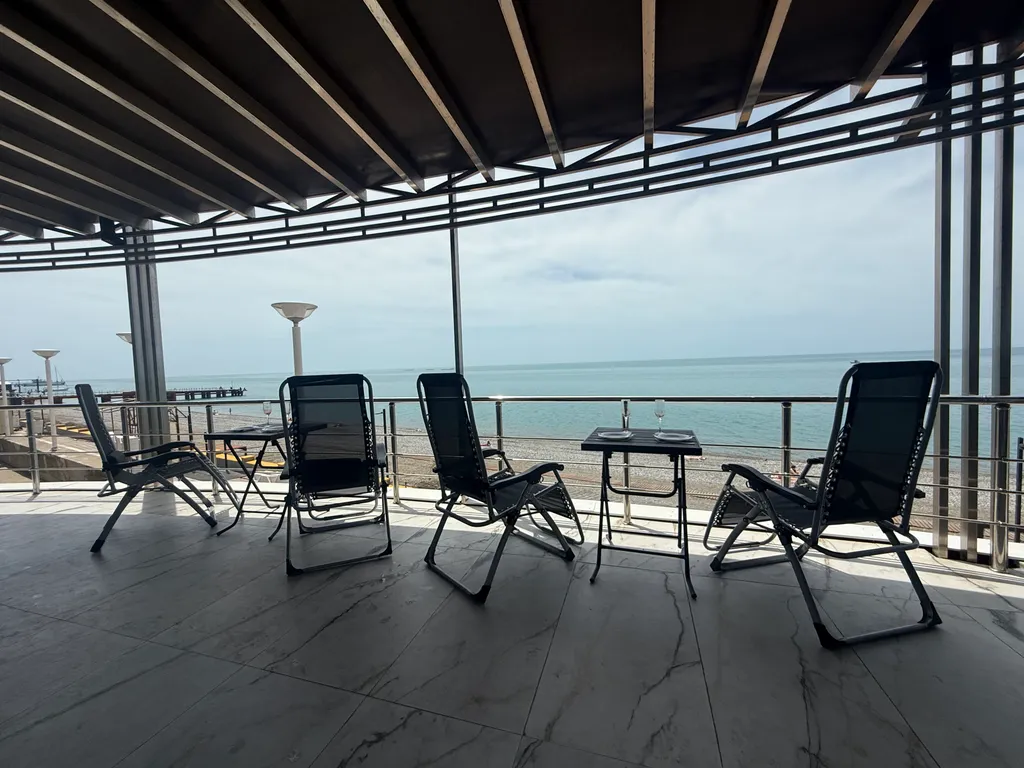 Квартира Квартира Vip студия с террасой и шезлонгами — Лазаревское