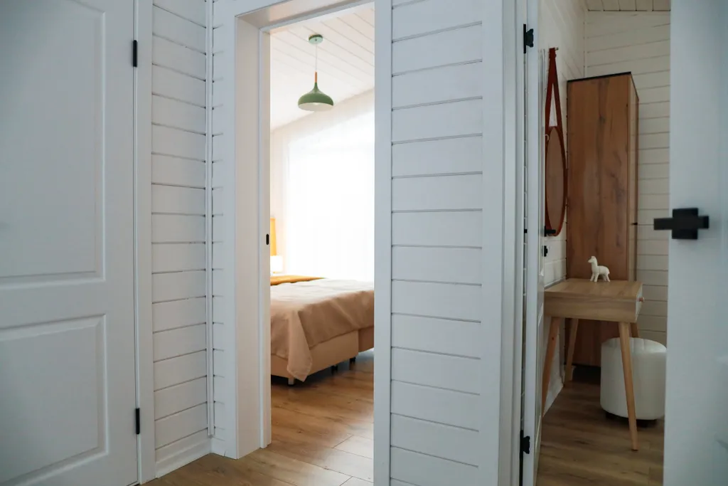 Стильный barnhouse с сауной