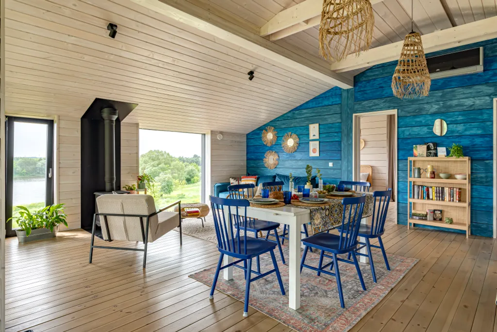 Коттедж Дом на берегу реки, Коломна — Елино