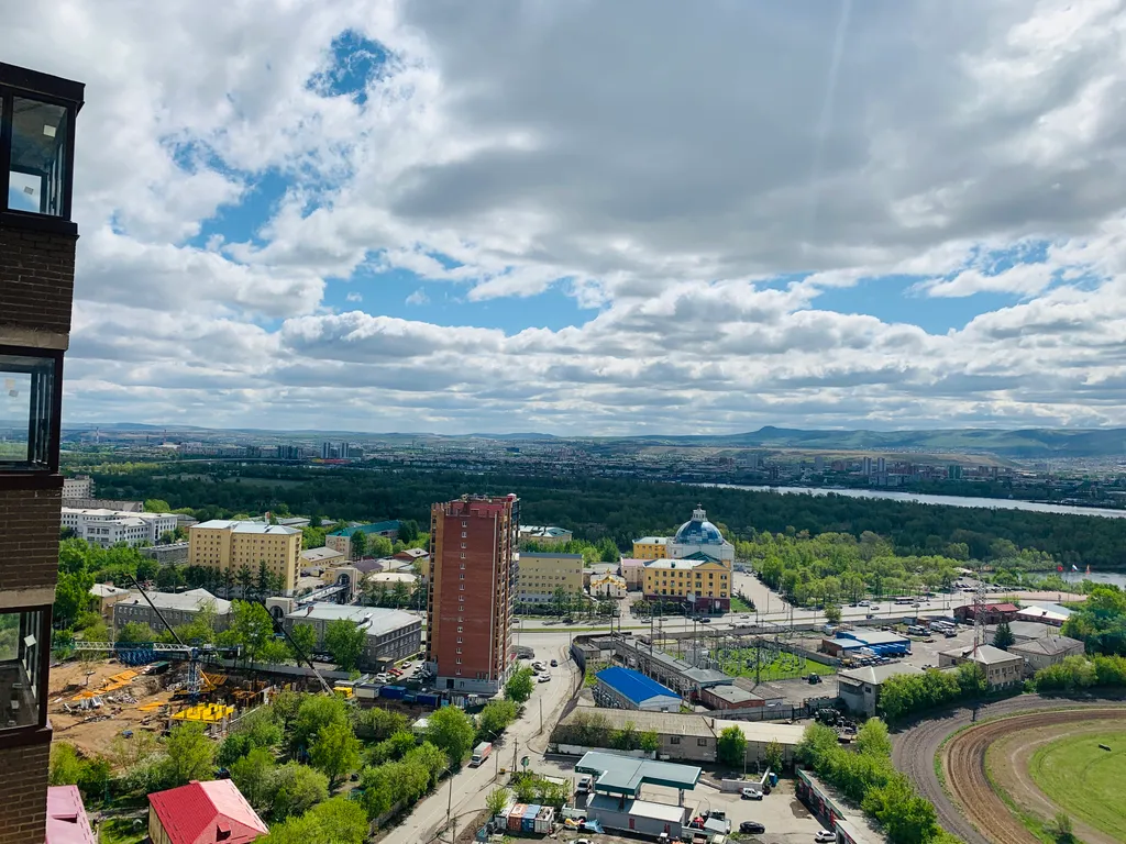 Квартира Квартира с видом на город и Енисей — Красноярск