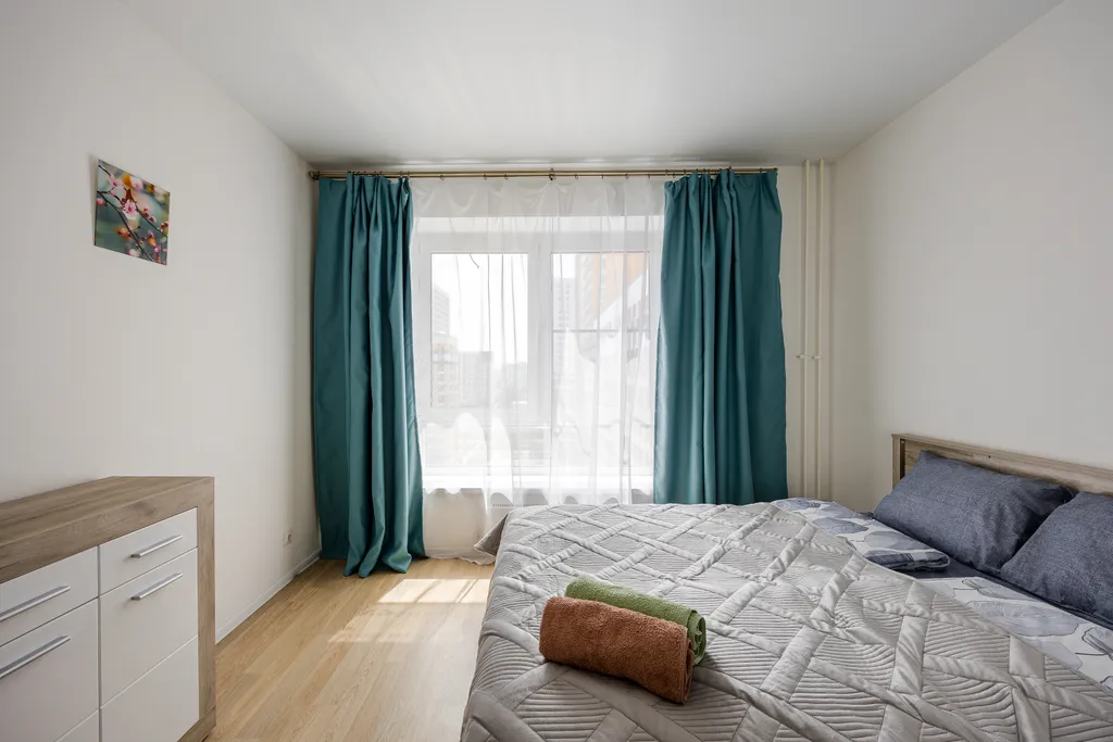 Уютная квартира с видом на парк рядом с метро