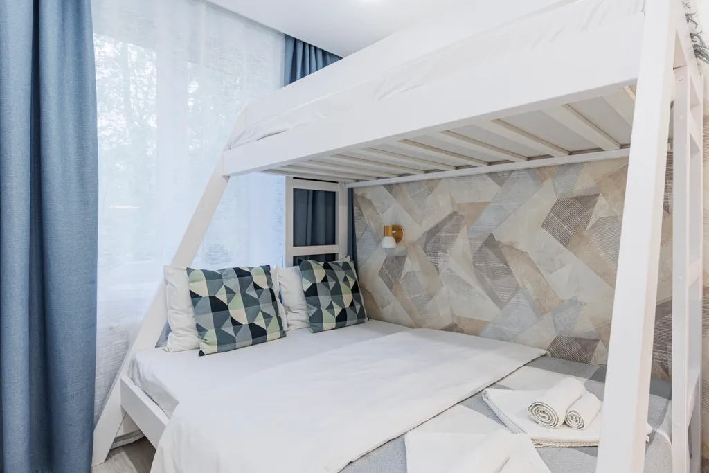 Family apartment in freedom santorini rooms Vnukovo: 5 мин пешком