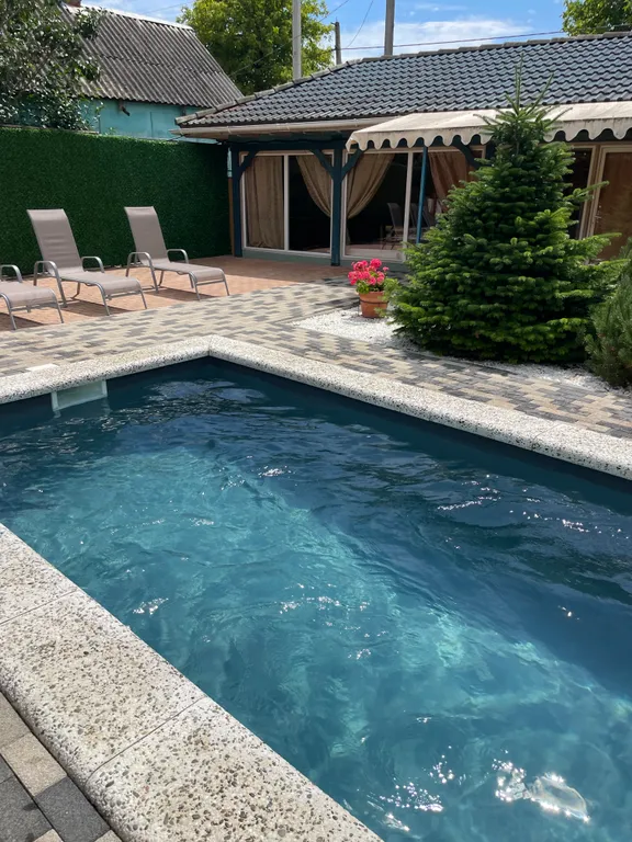 Барнхаус с чаном и бассейном