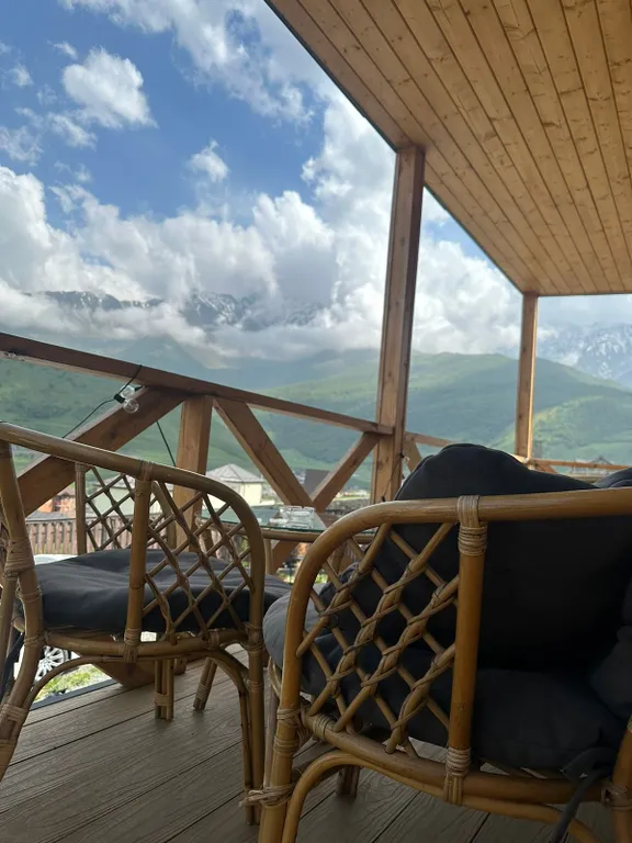 Коттедж с панорамным видом на горы