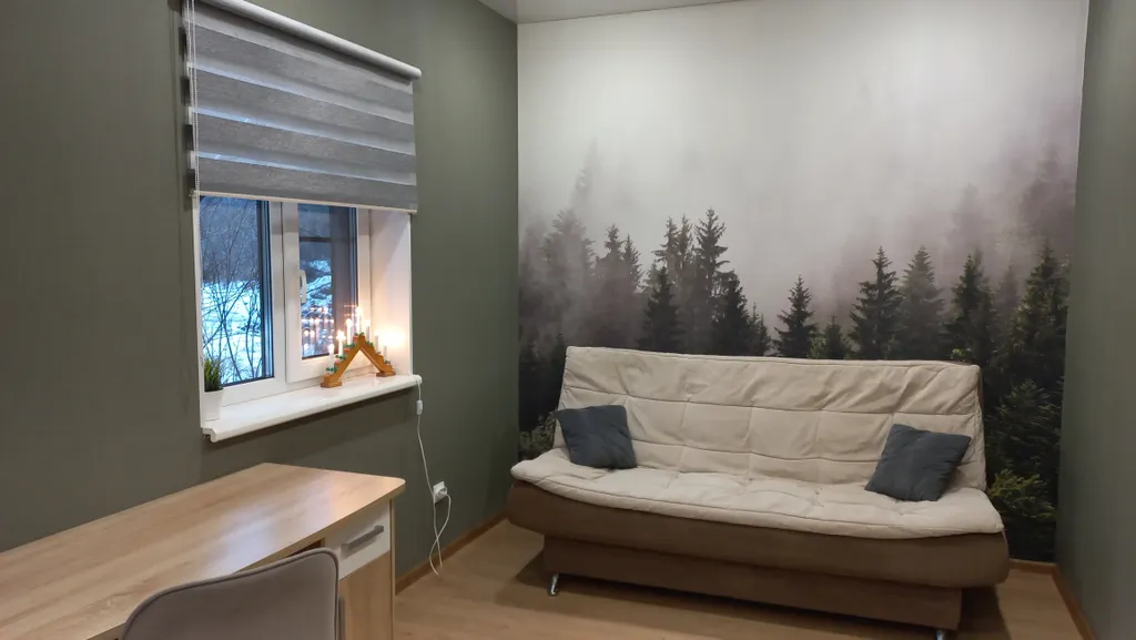 Уютный современный дом с сауной в тихом месте в окружении леса