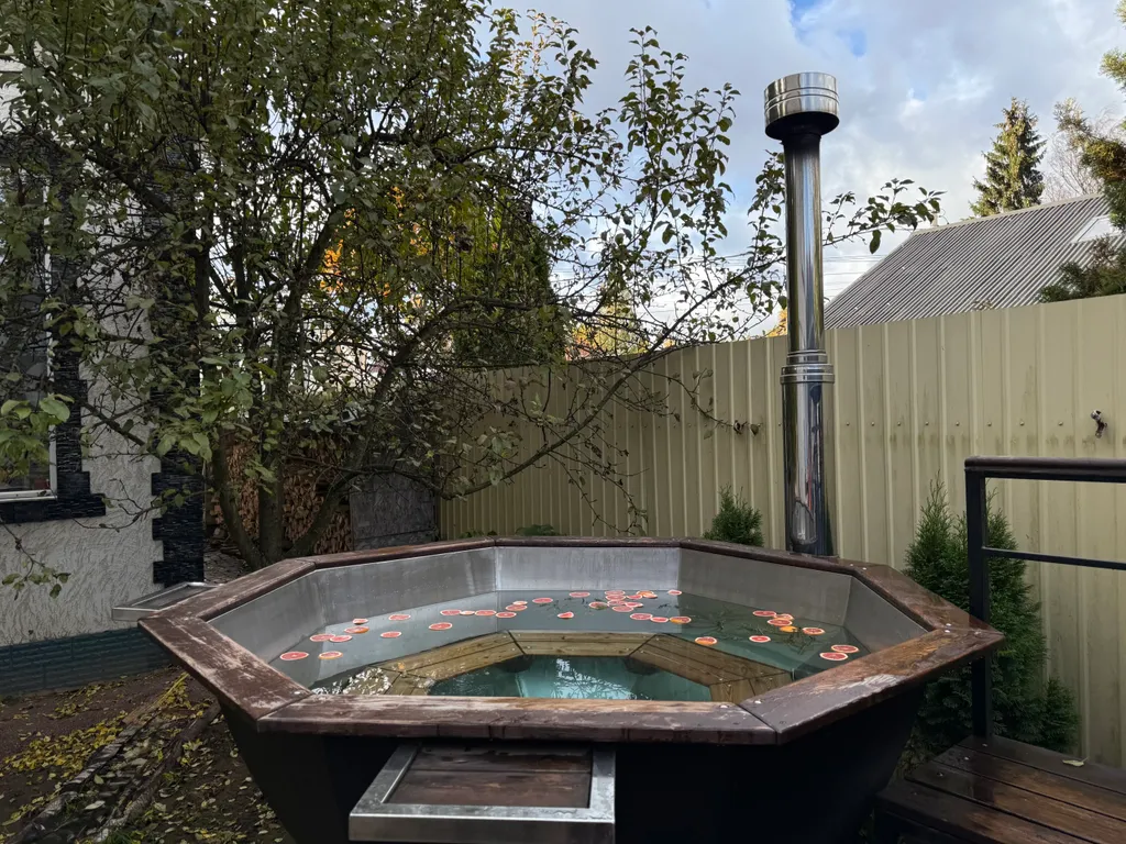 Коттедж с баней и чаном