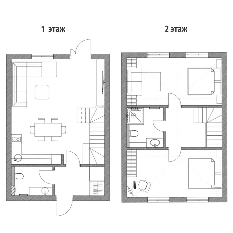 Дом таунхаус модерн