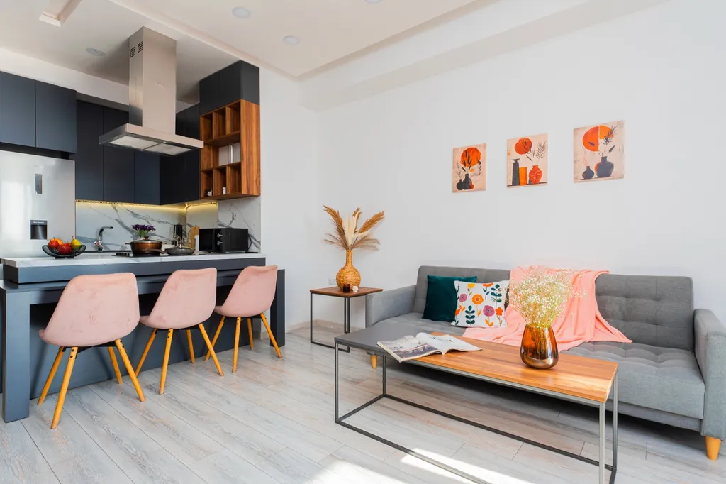 Стильная квартира с прекрасным видом в центре города / Стей Инн