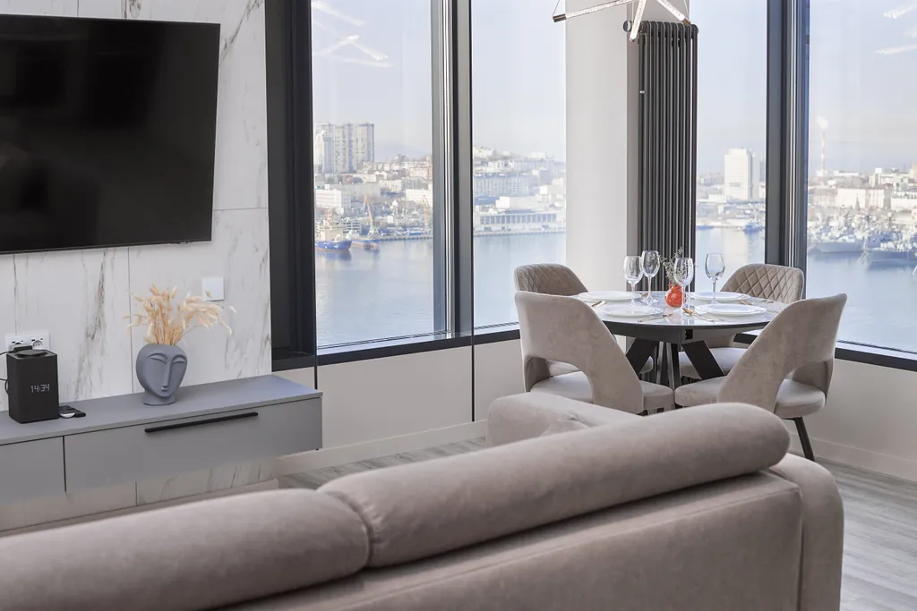 Квартира с видом на море и парковочным местом