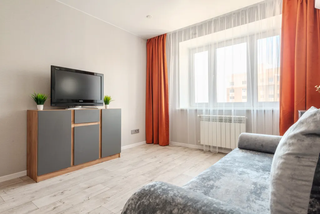 У залива в престижном микрорайоне, кондиционер, с гостиничным сервисом