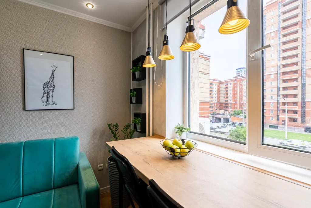 Уютная большая квартира с балконом для приятных вечеров