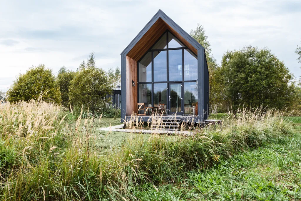 Коттедж Дом с панорамными окнами — Можайск